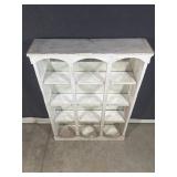 Wall Display Cabinet with Mirror Back