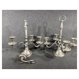 Grey 4 Arm Candelabra