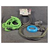 Flex Hose, 75ft Coaxial Cable, Bloom Sprinkler,