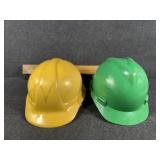 Hard Hats (2) Green, Yellow