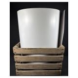 Wooden Crate With Tin