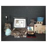 Mexican Style Ceramics, Bunny Pelts, Native
