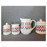 Gibson Coca-Cola Pitcher and Jars