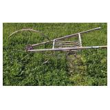 Pink Metal Decorative Wheelbarrow