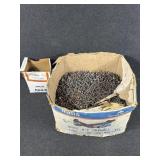 Partial Box of Nails 1 5/8in Bright Drywall Nails