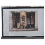 Framed Art Print Classic Parisian Street Scene