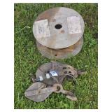 Metal and Wooden Pulley, Metal Pulley with