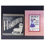 Try Our Hamburgers Tin Sign