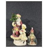 Festive Santa Clause Figurine, Small Christmas