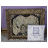 Victorian Lace Collage Shadow Box, Violettes De
