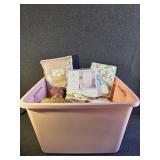 Tote Curtains, Wicker Basket, Date Book, Photo