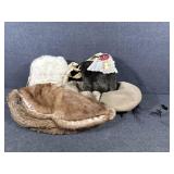 Faux Fur Hats, Wraps& Hand Muffs