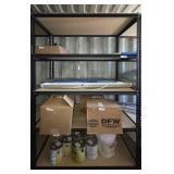 Metal Shelf ONLY with Particle Board Shelves