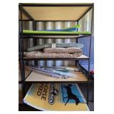 Metal Shelf ONLY with Particle Board Shelves