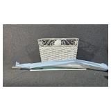 Shell Basket, Curtain Rods