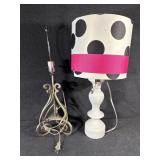 Table Lamps(2) White Base & Metal Base