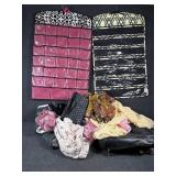 Hanging Organizers, Cosmetic Bag,Black Clutch Bag