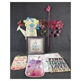 Wooden Signs,Metal Yard Decor, Wall Art