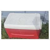 Red Igloo Cooler