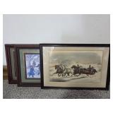 Currier and Ives Lithograph Print, Joan Stier