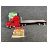 Red Semi- Truck Toy, FujiFilm 2pk Disposable Camer