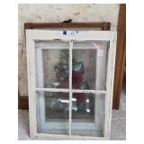Handpainted Glass Window Panes(2), Window