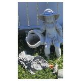 Garden Statues(2), Garden Bench