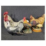 Hobby Lobby Rooster Figurine, Resin Hen Statue,