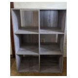 6 Cubby Storage Shelf