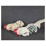 Red Shed Rooster Shelf Sitters (3)