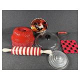 Flaked Tube Cake Baking Pans (2) Ceramic Rolling