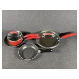 Rachael Ray Pots and Frying Pans (3) T-Fal F