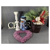Greenery Center Piece Form,Metal Cheer Sign