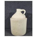 Vintage White Glazed Stoneware Jug