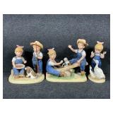 Denim Days Porcelain Figurines (3)