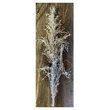 Pre-lit White Wire Christmas Tree