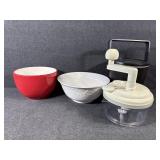 Presto Fry Daddy, Ceramic Bowls, Manual Food