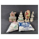 Blue Sky Ceramic Holiday Tea Light Holders,Angel