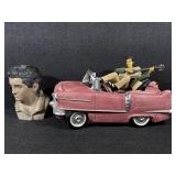 Pink Cadillac Elvis Presley Cookie Jar,