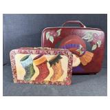 Christmas Themed Box, Hard Shell Suitcase