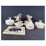 Fairy Themed Bud Vase, Fairy Trinket Box ,Frame