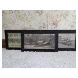 Black Framed Christmas Wall Art(3)
