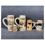 Stroh Brewery Beer Steins, German Style Beer