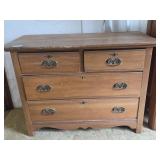 Wooden 4 Drawer Dresser