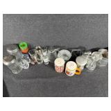 Glass and Plastic Shot Glasses (19) Glass Sugar