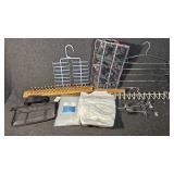 Shower Liner, Hangers, Jewlry Organizer, Tie