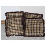 Plaid Accent Pillows(4)