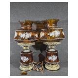 Vintage Hurricane Lamps (2)