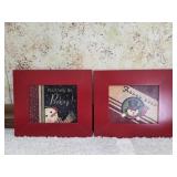 Holiday Snowman Wall Art(2)