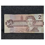 $2 Canadian Bill
